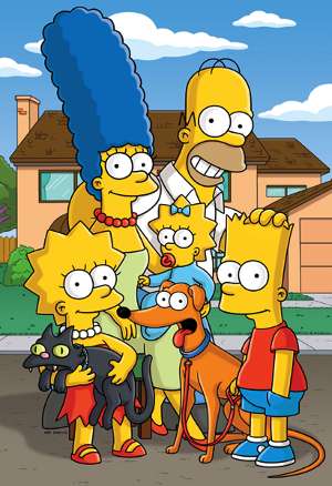 Simpsons family picture